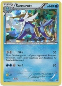 Samurott - 31/114 (Cracked Ice Holo) (31/114) [Deck Exclusives]
