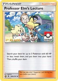 Professor Elm's Lecture - 188a/214 (League Promo) [1st Place] (188a/214) [League & Championship Cards]