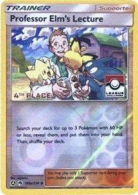 Professor Elm's Lecture - 188a/214 (League Promo) [4th Place] (188a/214) [League & Championship Cards]