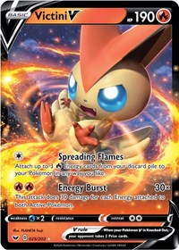 Victini V (025/202) [SWSH01: Sword & Shield Base Set]