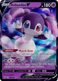 Indeedee V (091/202) [SWSH01: Sword & Shield Base Set]