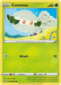 Cottonee (005/202) [SWSH01: Sword & Shield Base Set]
