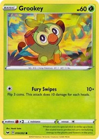 Grookey (010) (010/202) [SWSH01: Sword & Shield Base Set]