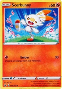 Scorbunny (030) (030/202) [SWSH01: Sword & Shield Base Set]