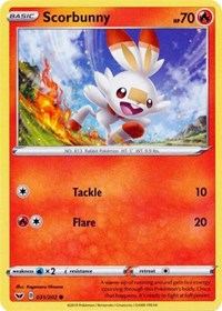 Scorbunny (031) (031/202) [SWSH01: Sword & Shield Base Set]