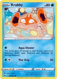 Krabby (042) (042/202) [SWSH01: Sword & Shield Base Set]