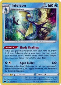 Inteleon (058) (058/202) [SWSH01: Sword & Shield Base Set]