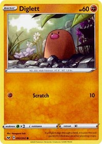 Diglett (092/202) [SWSH01: Sword & Shield Base Set]
