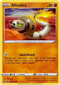 Silicobra (107) (107/202) [SWSH01: Sword & Shield Base Set]