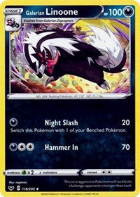 Galarian Linoone (118/202) [SWSH01: Sword & Shield Base Set]