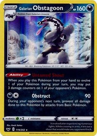 Galarian Obstagoon (119/202) [SWSH01: Sword & Shield Base Set]
