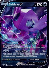 Sableye V (120/202) [SWSH01: Sword & Shield Base Set]