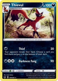 Thievul (126/202) [SWSH01: Sword & Shield Base Set]