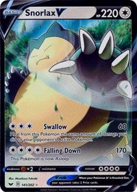Snorlax V (141/202) [SWSH01: Sword & Shield Base Set]