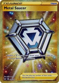 Metal Saucer (Secret) (214/202) [SWSH01: Sword & Shield Base Set]