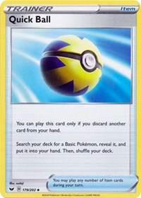 Quick Ball (179/202) [SWSH01: Sword & Shield Base Set]