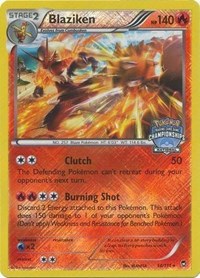 Blaziken (National Championship Promo) (14) [League & Championship Cards]