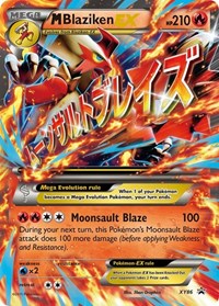 M Blaziken EX - XY86 (XY Black Star Promos) (XY86) [Jumbo Cards]