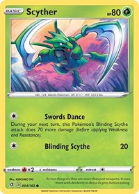 Scyther (4/192) [SWSH02: Rebel Clash]