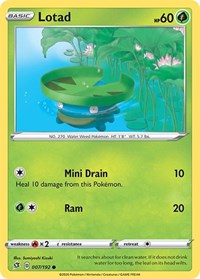 Lotad (7/192) [SWSH02: Rebel Clash]