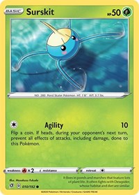 Surskit (10/192) [SWSH02: Rebel Clash]