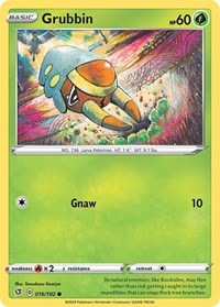 Grubbin (16/192) [SWSH02: Rebel Clash]