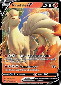Ninetales V (26/192) [SWSH02: Rebel Clash]