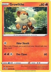 Growlithe (27/192) [SWSH02: Rebel Clash]