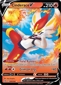 Cinderace V (35/192) [SWSH02: Rebel Clash]