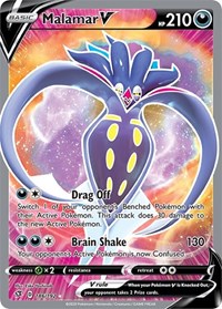 Malamar V (Full Art) (186/192) [SWSH02: Rebel Clash]