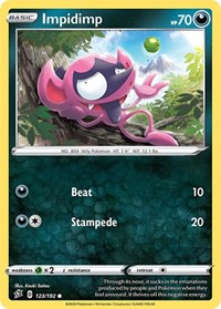 Impidimp (123/192) [SWSH02: Rebel Clash]