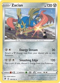Zacian - 139/192 (Cracked Ice Holo) (139/192) [Deck Exclusives]