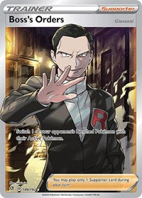 Boss's Orders (Full Art) (189/192) [SWSH02: Rebel Clash]