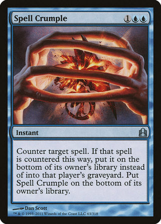 Spell Crumple [Commander 2011]