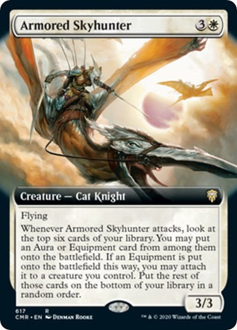 Armored Skyhunter (Extended Art) [Commander Legends]