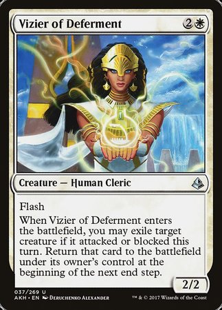Vizier of Deferment [Amonkhet]