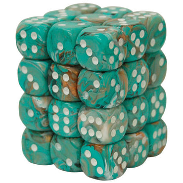 Chessex: D6 Marble™ Dice sets- 12mm
