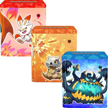 Pokemon Stacking Tins: Fighting-Fire-Darkness [1 of 3]