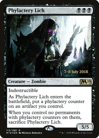 Phylactery Lich [Core Set 2019 Promos]