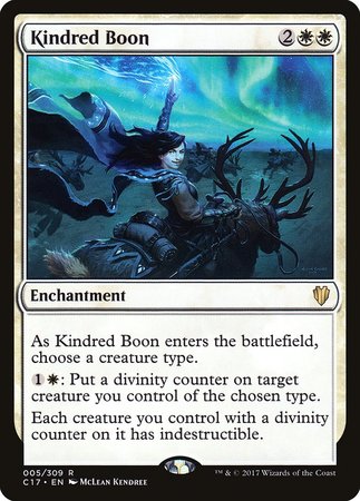 Kindred Boon [Commander 2017]