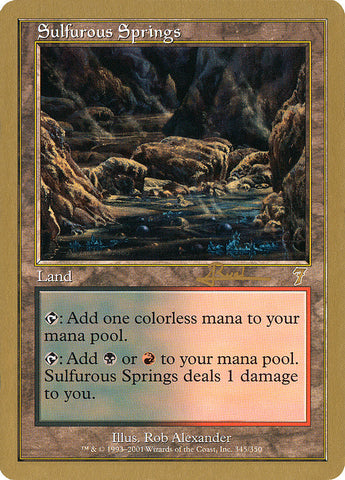 Sulfurous Springs (Antoine Ruel) [World Championship Decks 2001]