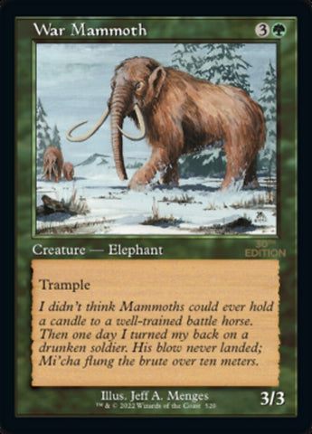 War Mammoth (Retro) [30th Anniversary Edition]