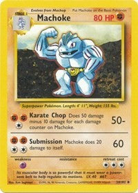 Machoke (34) [Base Set]