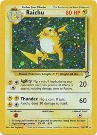 Raichu (16) [Base Set 2]