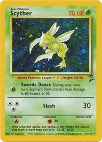Scyther (17) [Base Set 2]