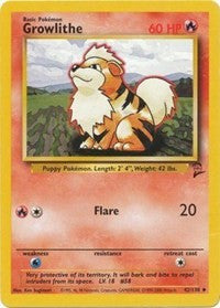 Growlithe (42) [Base Set 2]