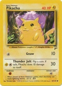 Pikachu (87) [Base Set 2]