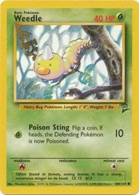 Weedle (100) [Base Set 2]