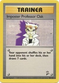 Imposter Professor Oak (102) [Base Set 2]
