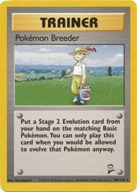 Pokemon Breeder (105) [Base Set 2]